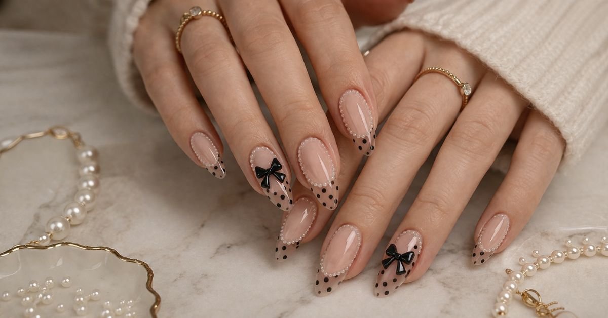 Elegant Bow Nail Designs 2026 – Minimalist Nail Art Trends Guide